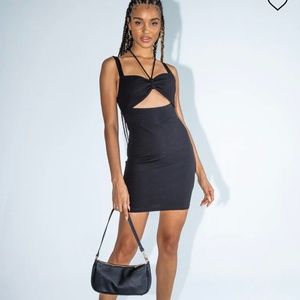 Princess Polly black mini dress